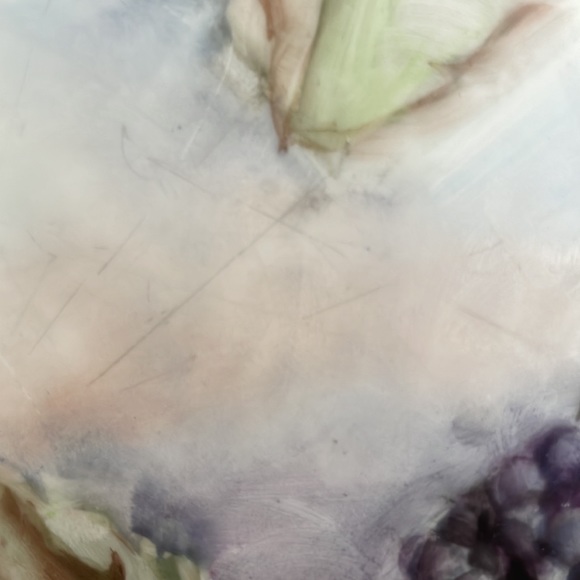 Antique Plate - MZ Austria with Hand-Painted Grapes - Picture 7 of 7